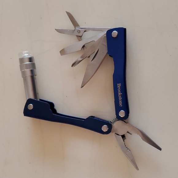 Brookstone Mini Multi Tool with Flashlight - Picture 1 of 4